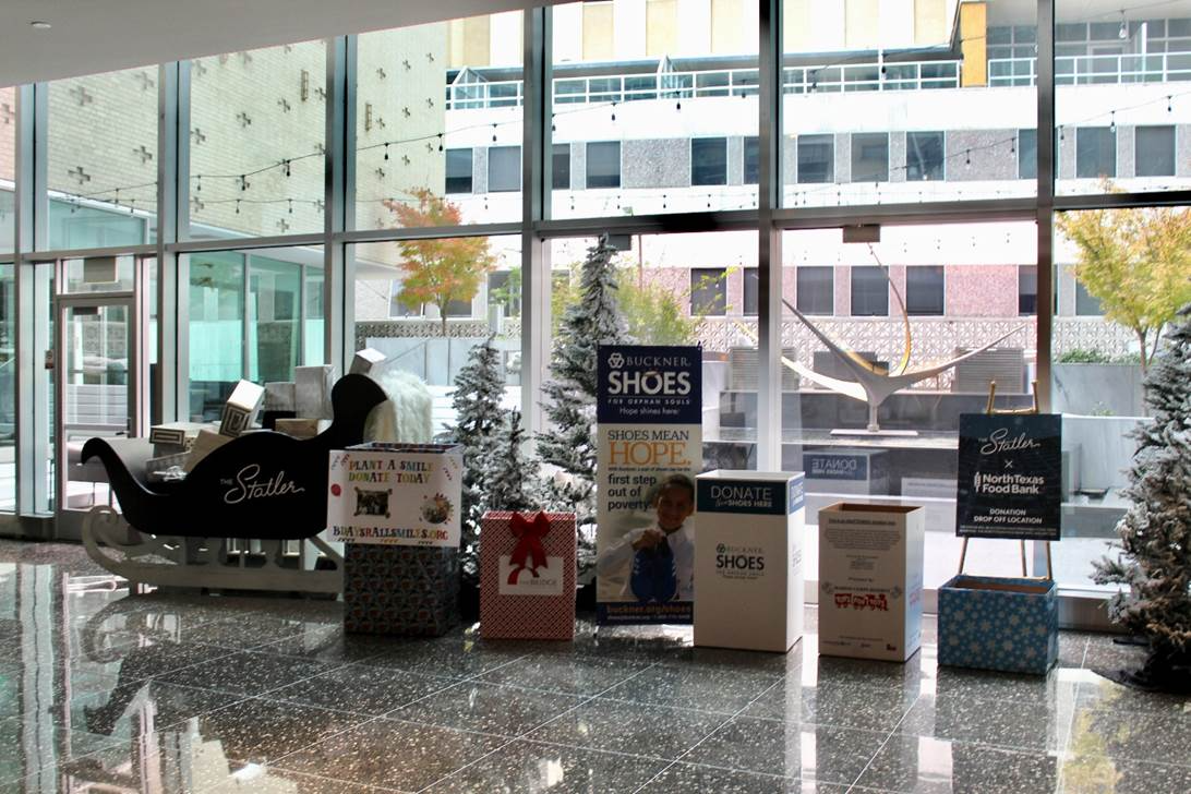 Statler Hosts as a Holiday Donation Collection Site for Multiple Organizations in Need