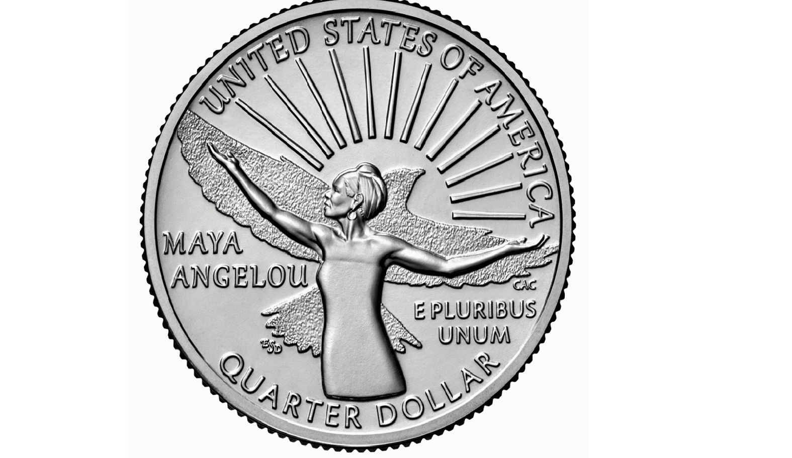 Late Poet and Civil Rights Activist Maya Angelou Becomes First Black Woman on U.S. Quarter