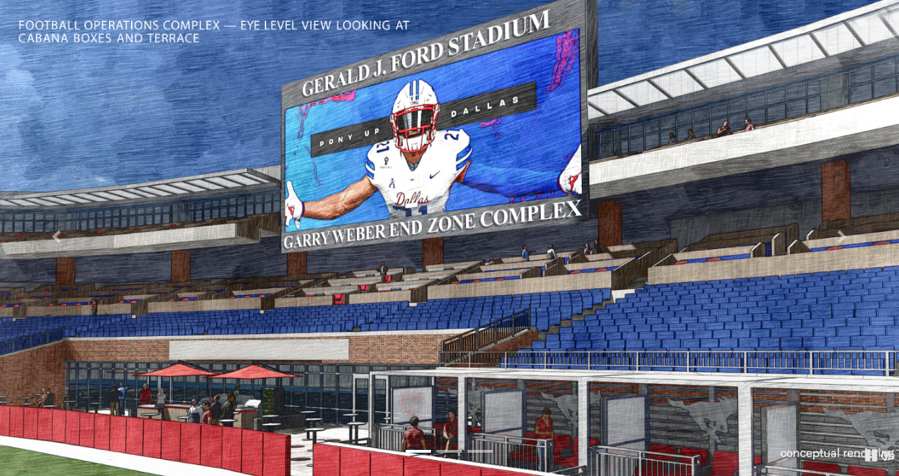 SMU is Expanding its Football Stadium