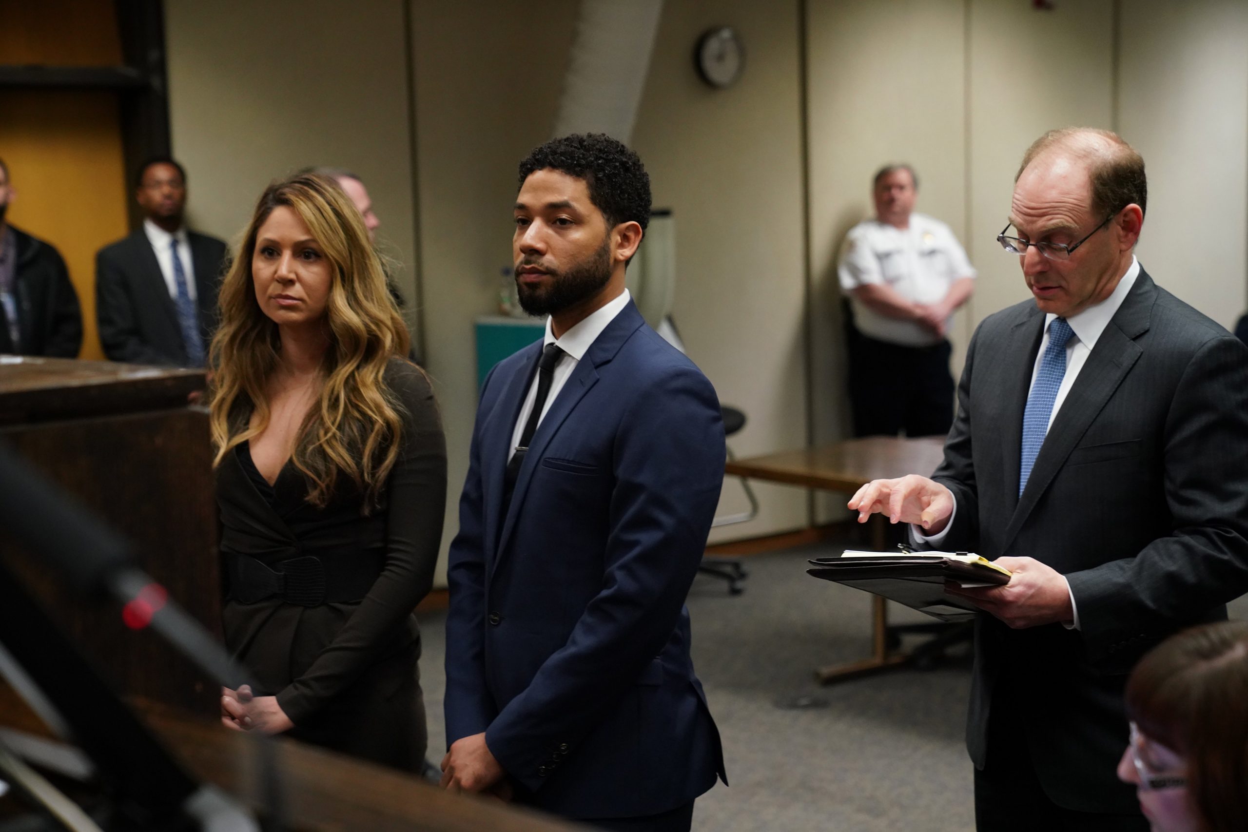Smollett Declines to Speak at Sentencing in Staged Attack