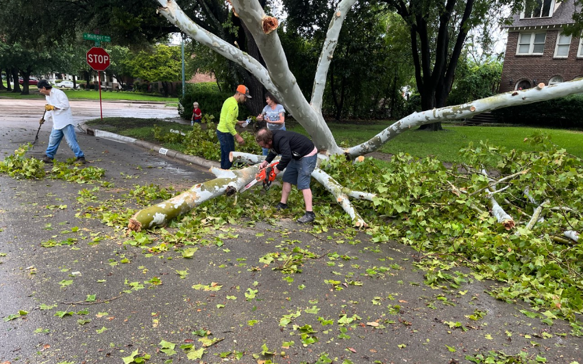 Cleanup Underway After Severe Storms Rolled Through North Texas Sunday
