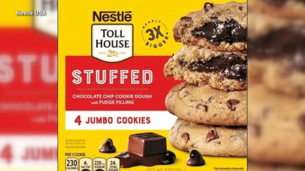Nestle Recalls Toll House Stuffed Chocolate Chip Cookie Dough