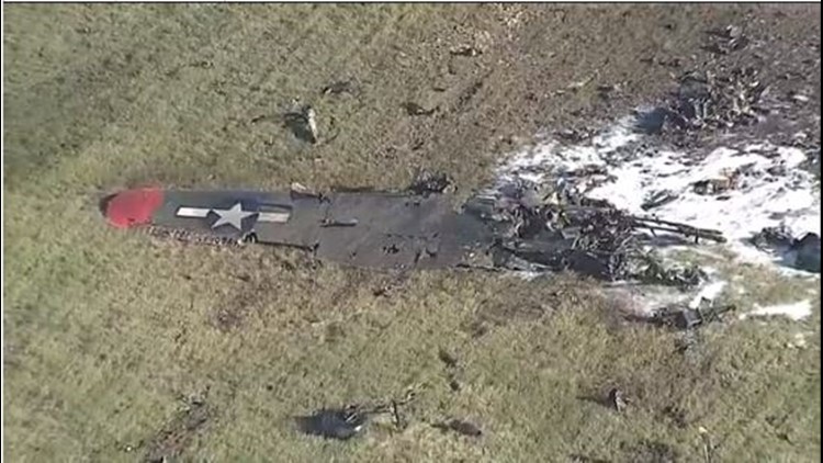 Mid Air Plane Crash Over Dallas; Highway 67 Shut Down with Debris on Road
