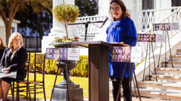 First Lady Abbott Relaunches Human Trafficking Awareness Campaign