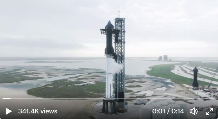 West Texas: Space X Scrubs Flight of its Largest Rocket ‘Starship’