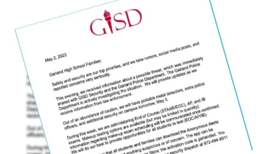 Threat Targeting Garland ISD Triggers Extra Security and Metal Detectors
