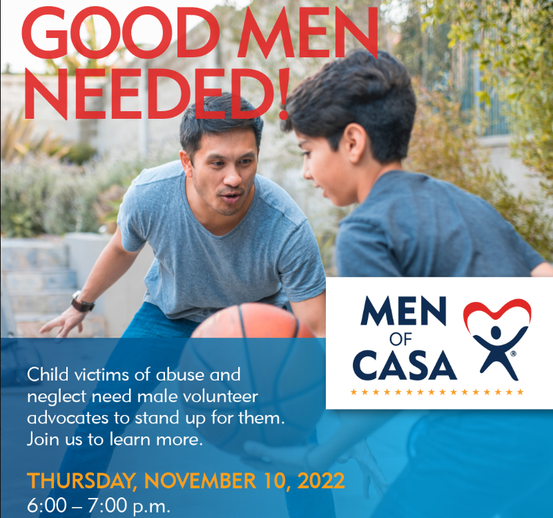Dallas CASA Hosting Online Information Session, Needs More Male Volunteers