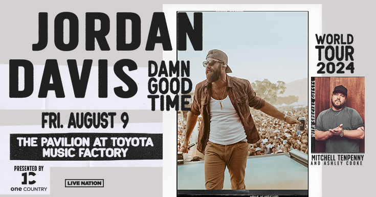 Jordan Davis at The Pavilion at Toyota Music Factory