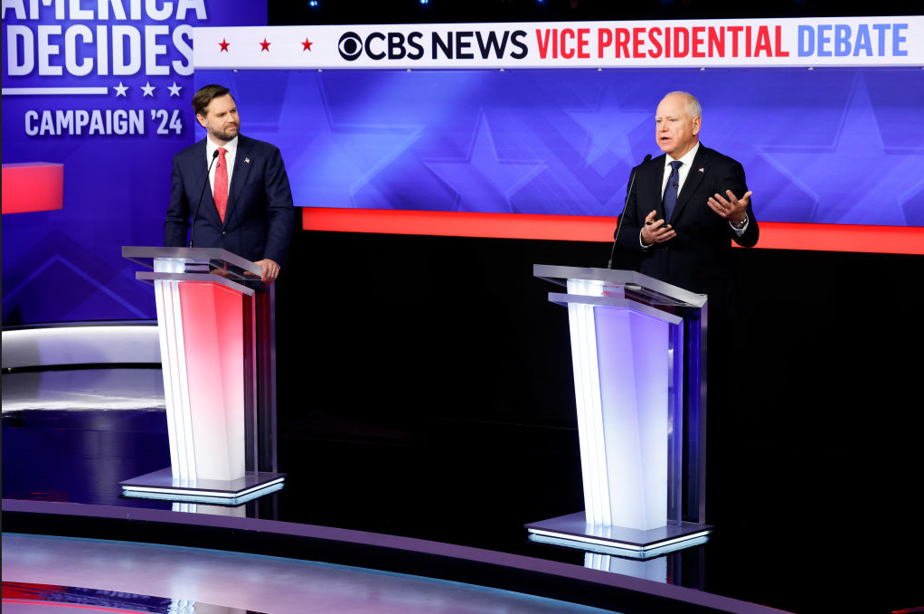 Walz and Vance Face Off in Policy Heavy Discussion in CBS VP Debate, Attack Each Others Running Mates