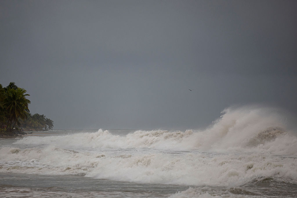 Hurricane Erin Weakens to Category 3 as Forecasters Wait for Northward Turn