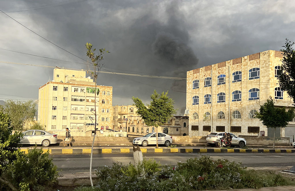 Israeli Airstrikes Targeting Iran-backed Houthis Rock Yemen’s Capital