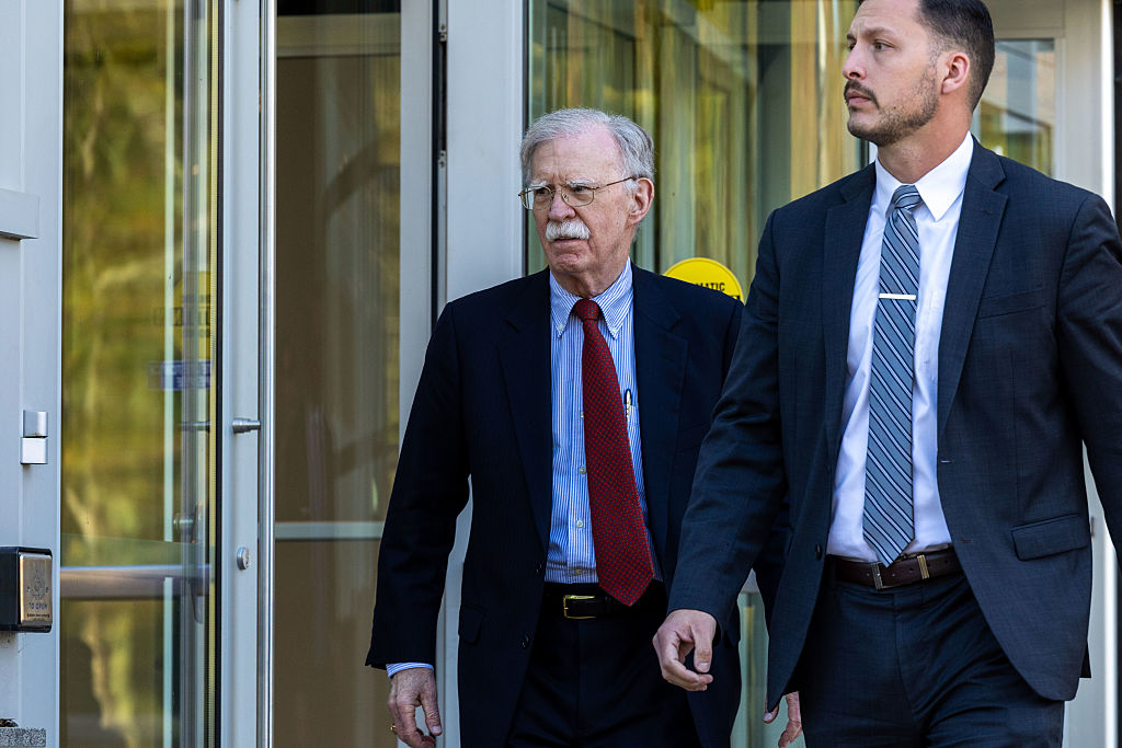 Bolton Pleads Not Guilty in Justice Department Case Accusing Him of Sharing Government Secrets