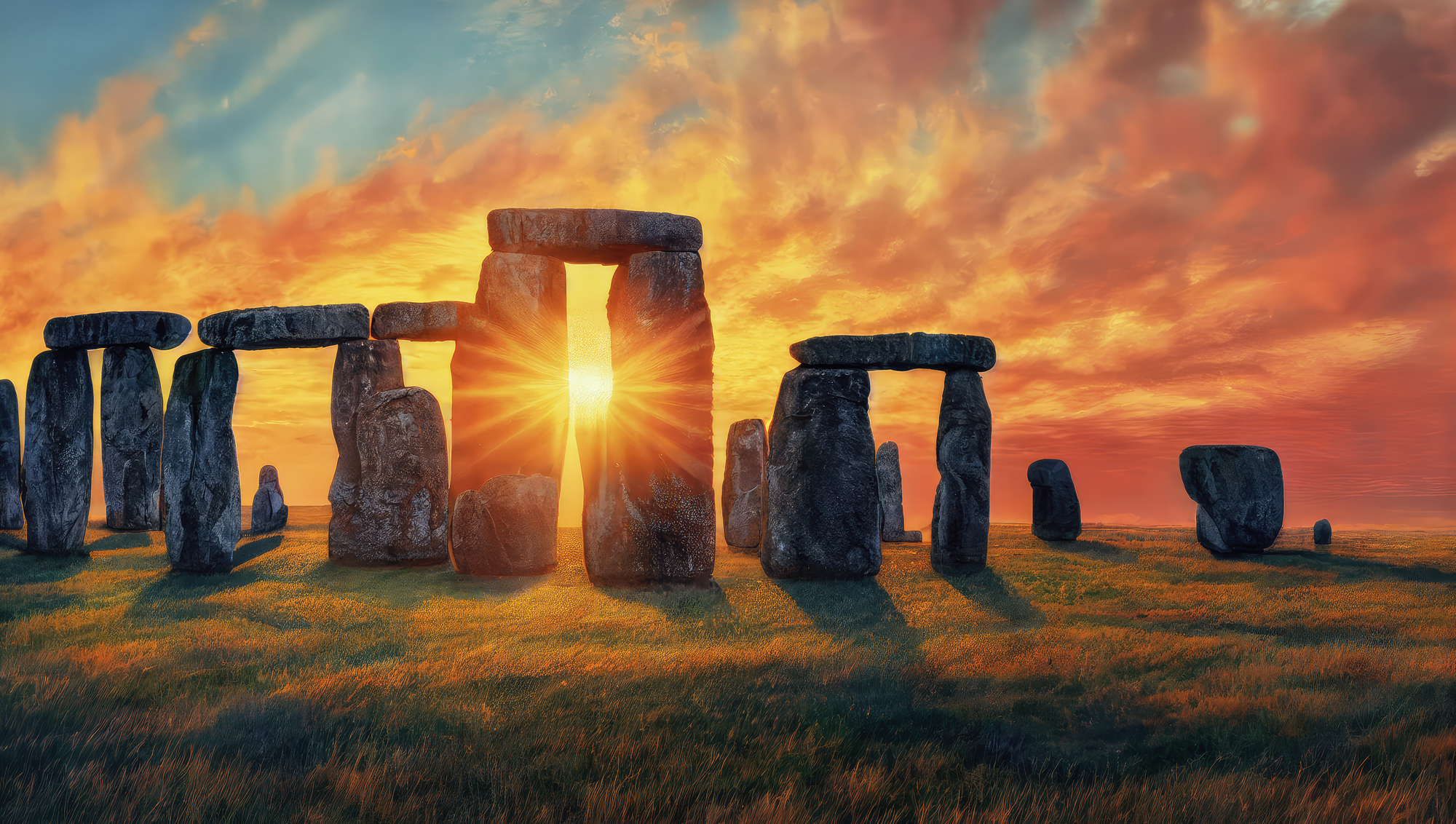 Thousands Cheer as the Sun Rises on Winter Solstice at Stonehenge