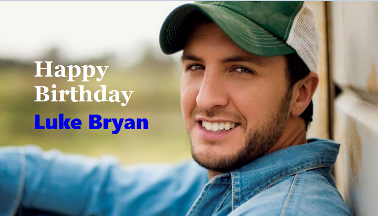 Happy 41st Birthday to Luke Bryan!