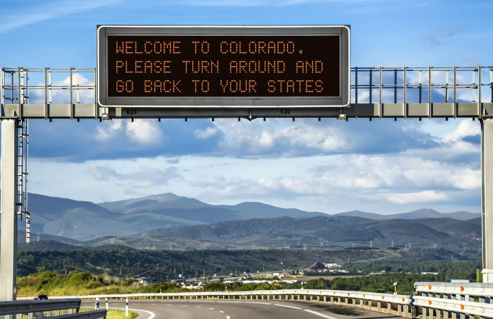 Somebody Hacked the Colorado Sign: Do We Need this in Texas?