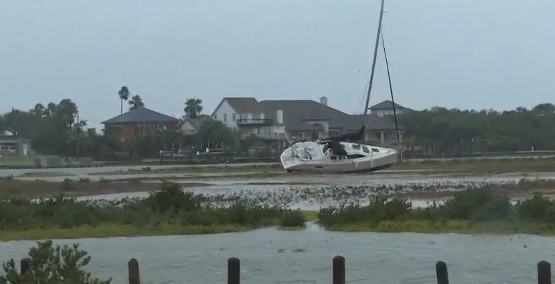 Major Damage on The Gulf Coast, Corpus, Rockport, Port Aransas