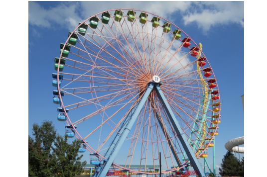 Good Timing? New BBQ Restaurant With 50-foot Ferris Wheel in the Back