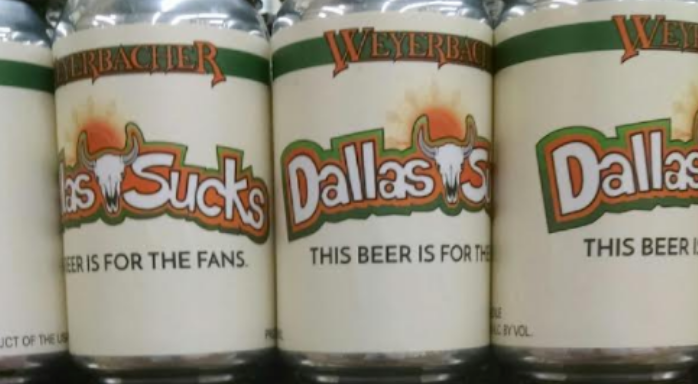 Pennsylvania Brewery Names Their Beer to Rile Up Cowboy Fans