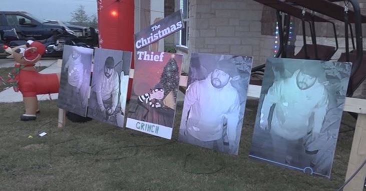 Texas Homeowner Shames the Grinch Who Stole Christmas Decorations