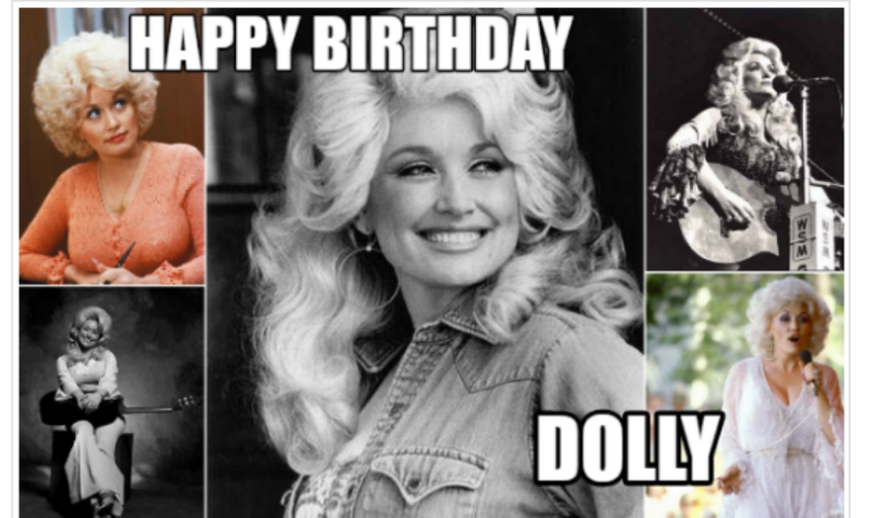 Happy Birthday Dolly Parton; Celebrating 72!