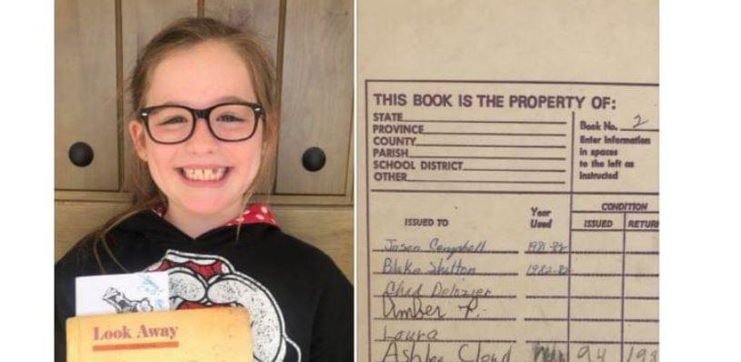 Oklahoma Girl Excited her School Textbook Belonged to Blake Shelton
