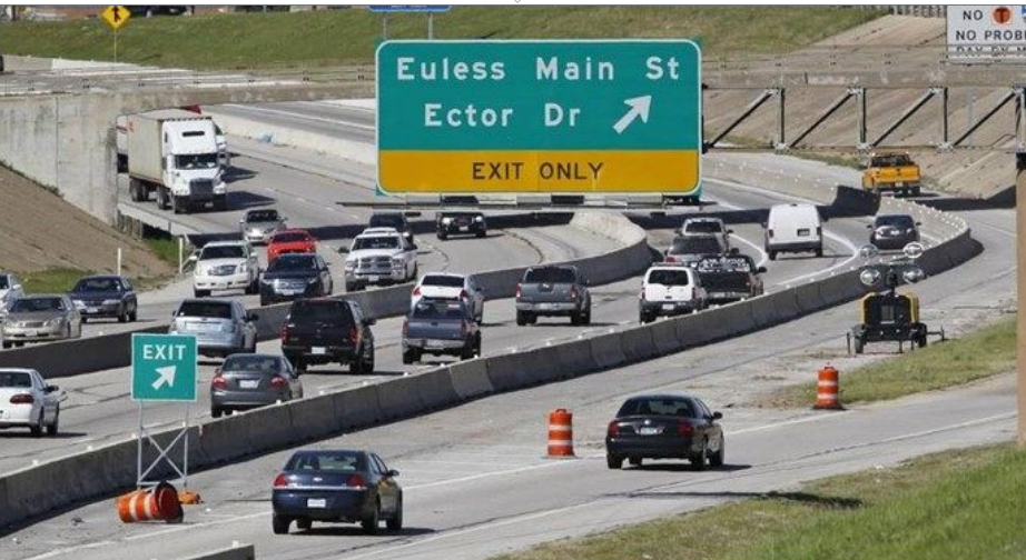 Expect Long Delays; Lane Closures on 183 Euless at Main Street