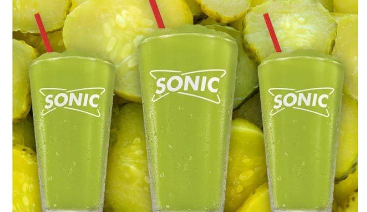 Pickle Juice Slush Debuts Monday at Sonic