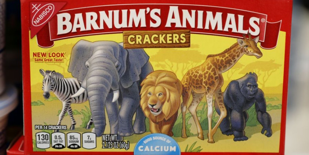 Animals on Animal Crackers Box Uncaged After 116 Years