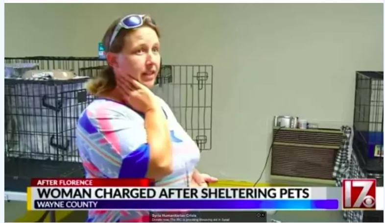 Charges Dropped for Woman Who Sheltered Animals from Hurricane