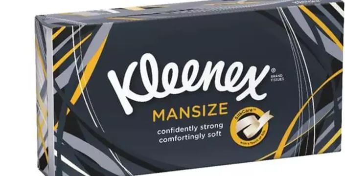 Kleenex Will Re-Brand ‘Mansize’ After Receiving Complaints