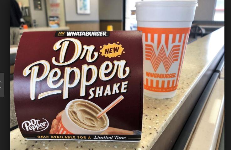 Whataburger Introduces Dr. Pepper Shake