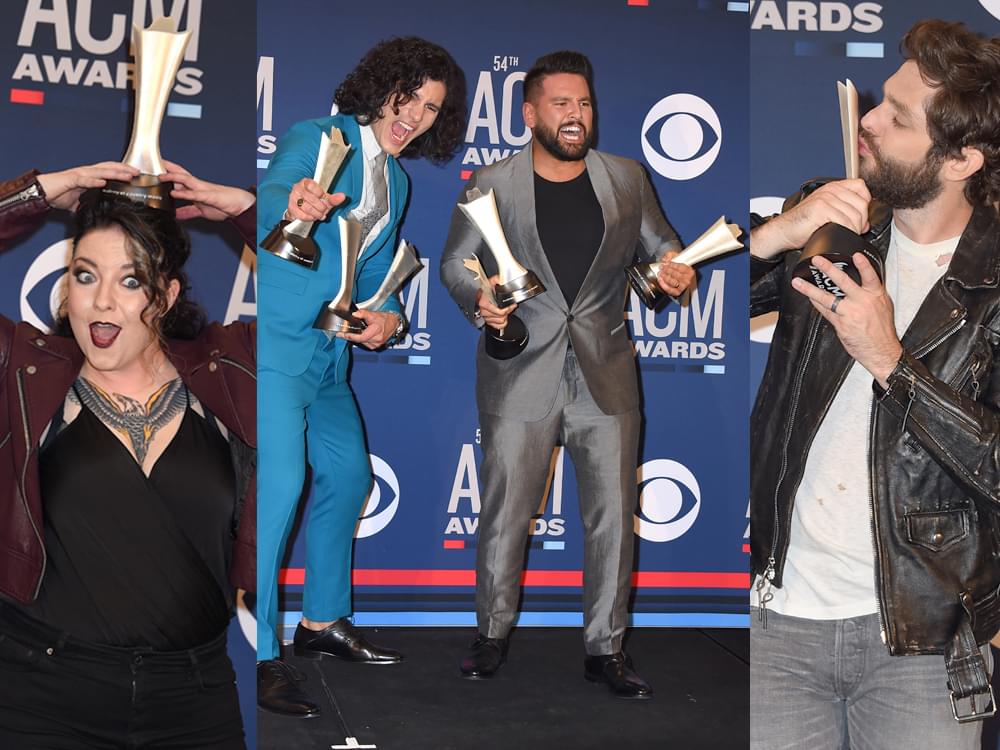 Just the Winners: ACM Award Winners With Their Trophies [Photo Gallery]