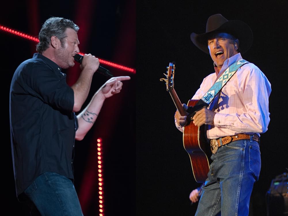 Blake Shelton Ties George Strait & Alan Jackson With 26th No. 1 on Billboard Country Airplay Chart
