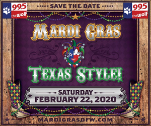 Save the Date! Mardi Gras Texas Style 2020!