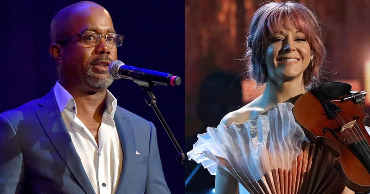 Watch Darius Rucker & Violinist Lindsey Stirling Perform “What Child Is This” at “CMA Country Christmas”