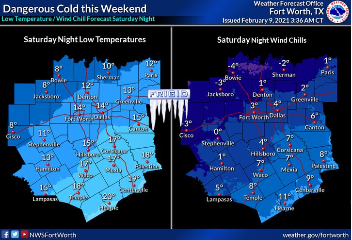 Dangerous Cold This Weekend