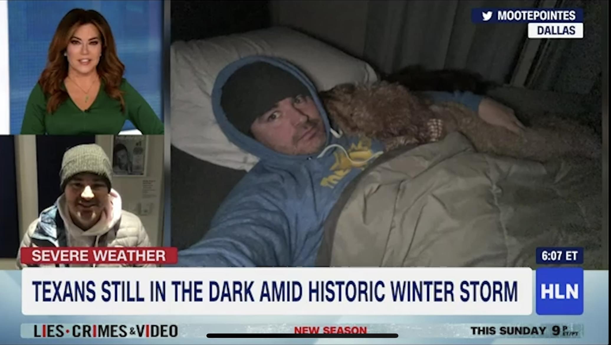 Brian was on HLN Talking about the DFW Blackout