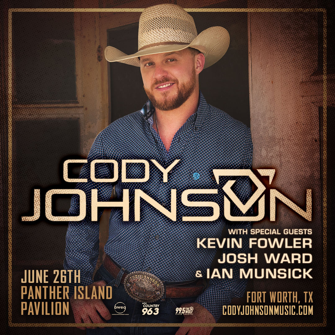 Cody Johnson Heading To The Texas Cowboy Hall of Fame!!!