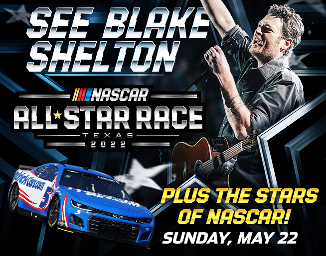 See Blake Shelton at the All Star Race!