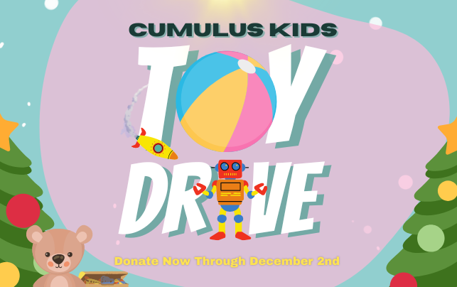 Please Donate to the Annual Cumulus Kids Toy Drive