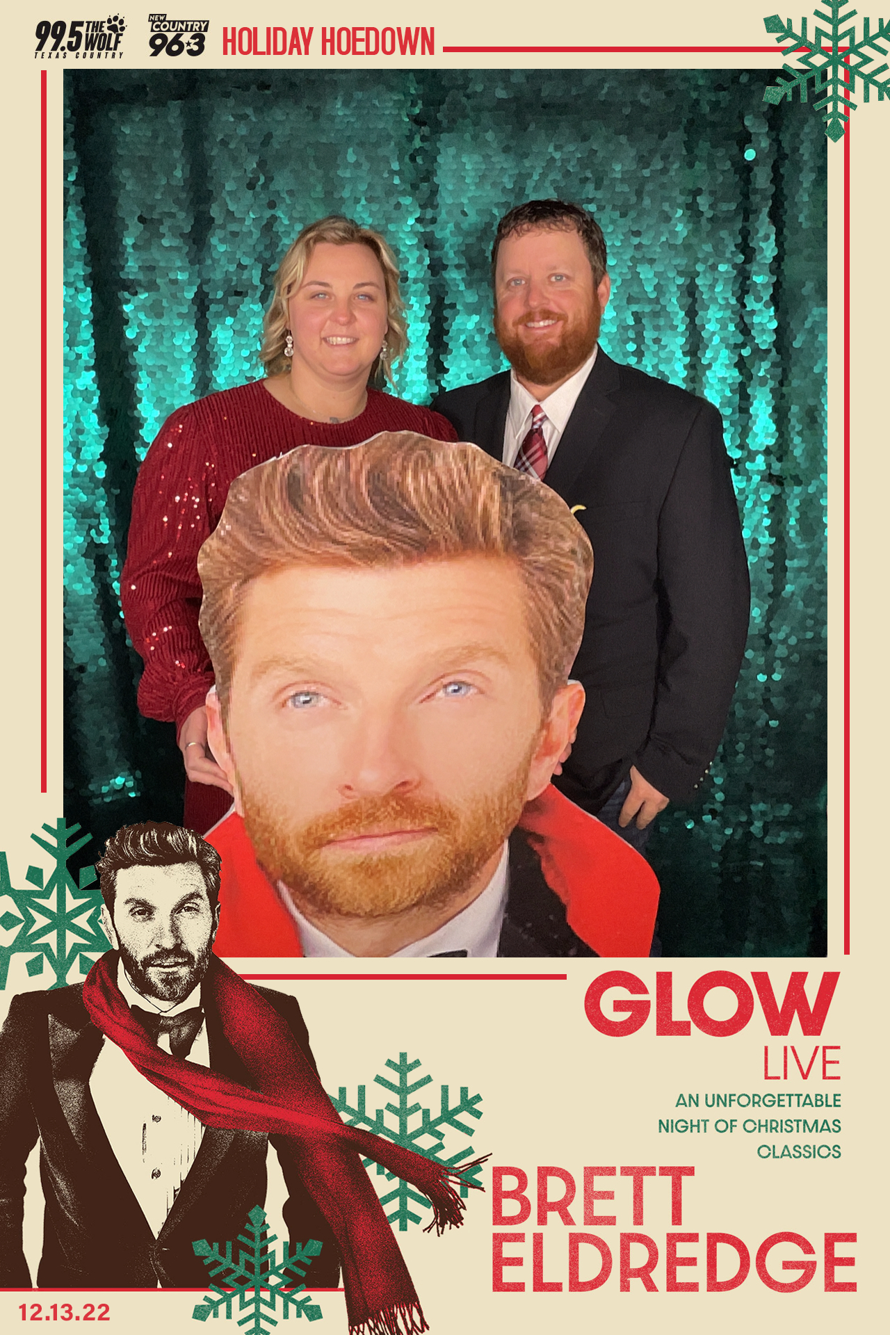 Holiday Hoedown Photo Booth Photos