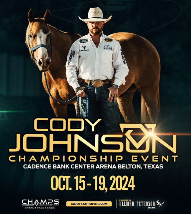 Don’t Miss Cody Johnson’s Roping Event This October