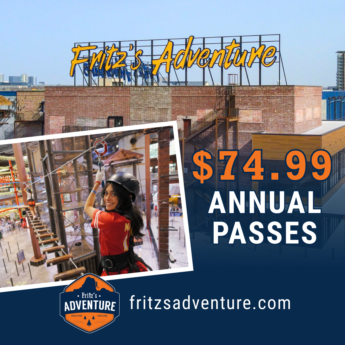 Win An Annual Pass to Fritz’s Adventure!
