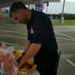 New Yorker Gets His First Taste Of Whataburger While Helping In Houston