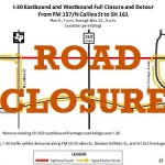 Traffic Alert – Full Closure of I-30 in Arlington Starting Friday – Monday