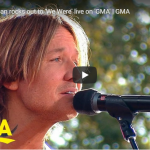 Keith Urban Performs Acoustic Version of “We Were” on GMA