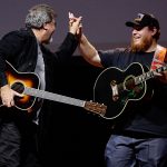 Watch Luke Combs Perform “When It Rains It Pours” at Hall of Fame Benefit as Vince Gill Improvises Lead Guitar