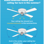Do you change the direction of your ceiling fan in the winter? Hawkeye and Michelle investigate