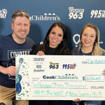 A Record $630,000 Raised for  Cook Children’s Hospital Country for Kids Radiothon on New Country 96.3