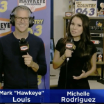 Hawkeye & Michelle Joined CBS 11 Friday Morning
